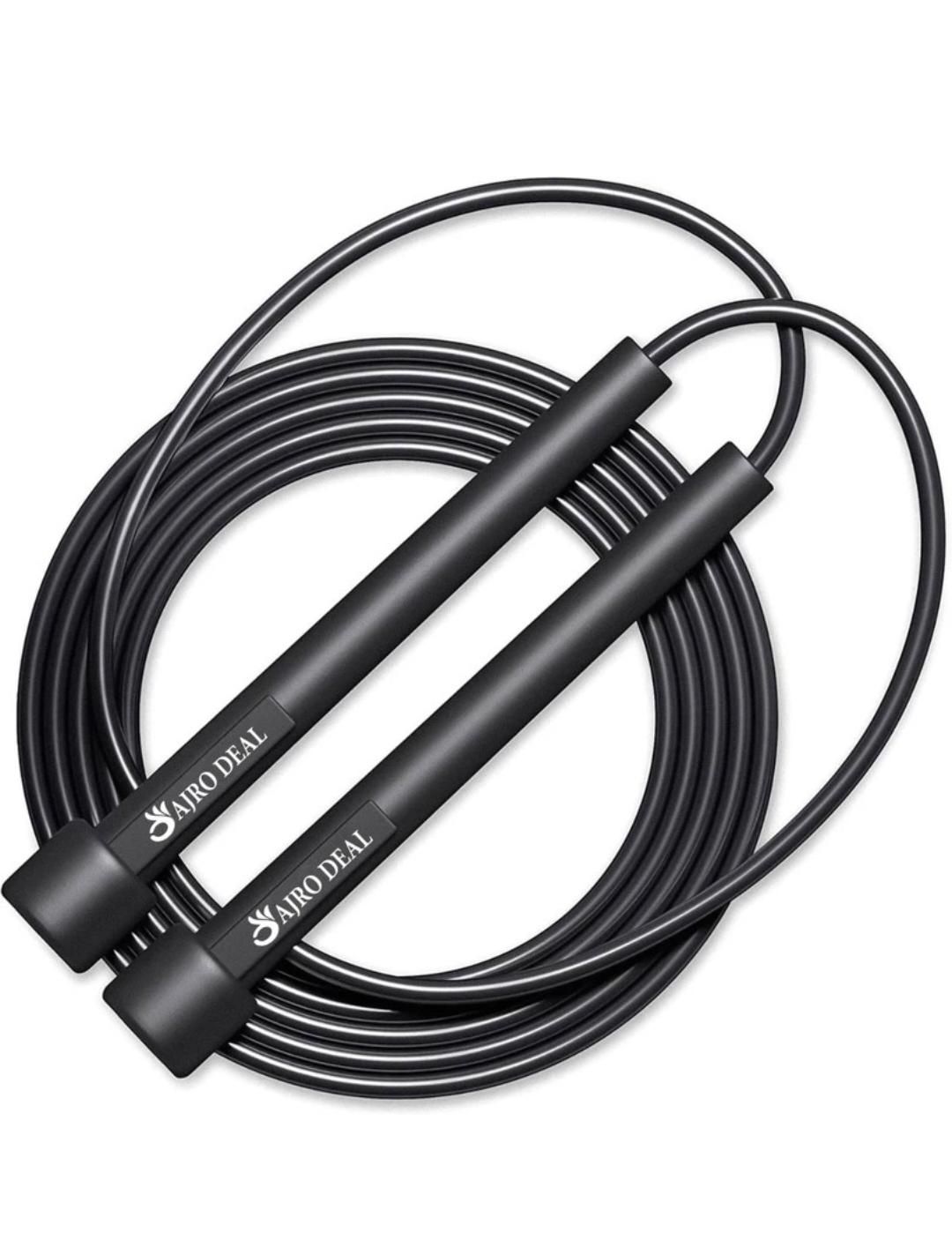 AJRO DEAL Adjustable Jumping Rope for Fitness and Workout