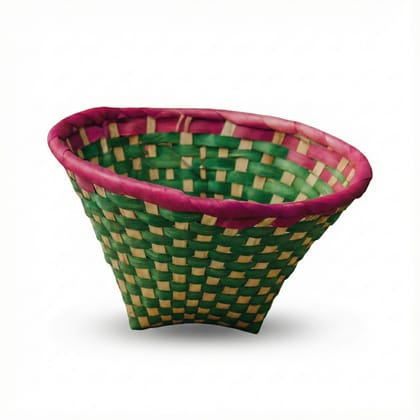 Palm Utility Container Small – Handmade Eco-Friendly Storage Basket Palm Utility Container Small – Handmade Eco-Friendly Storage Basket