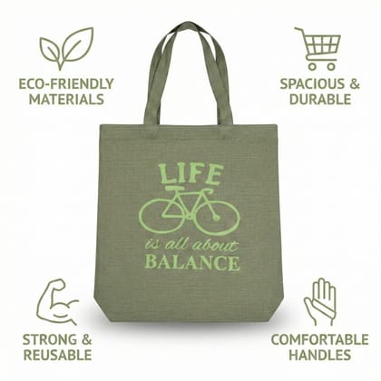 Premium Tote Bag with Zip Closure, Inside Lining & Pocket