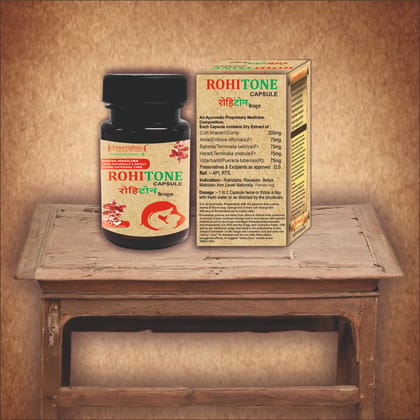 Ayurvidhan Rohitone Capsule for Iron Levels (30 Capsules)