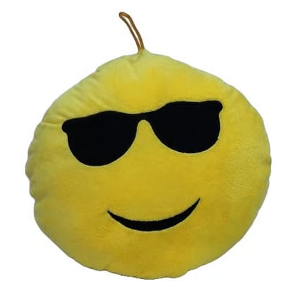 Yellow Smiley Face Emoji Pillow