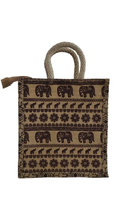 Jute Bag With All Over Print