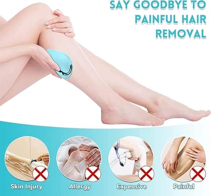 Crystal Hair Remover For Women And Men Stone Smooth Skin Crystal Painless Hair Removal Stone,1 Count
