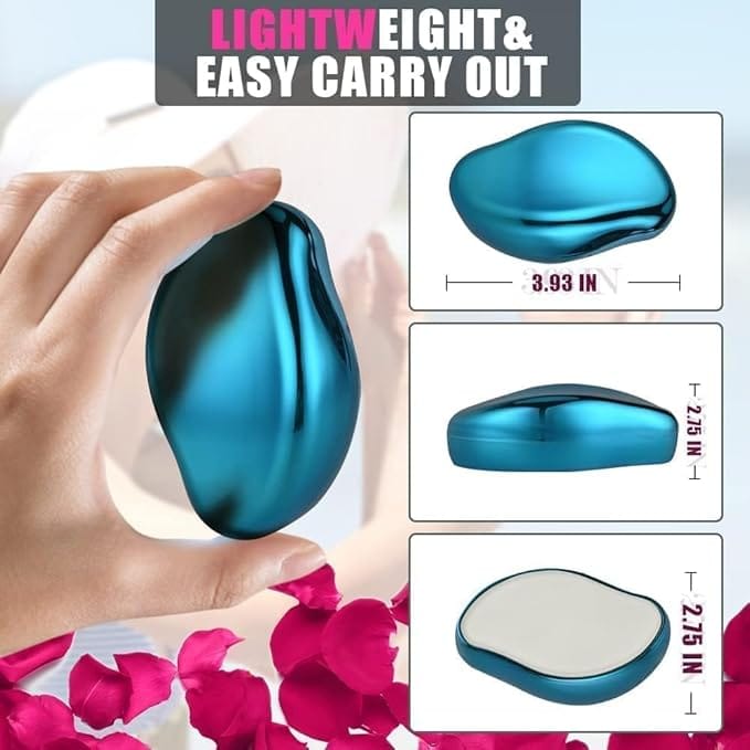 Crystal Hair Remover For Women And Men Stone Smooth Skin Crystal Painless Hair Removal Stone,1 Count