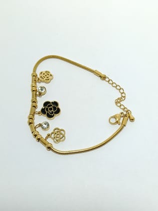 Dimplora Noir Bloom Charm Bracelet Dimplora Noir Bloom Charm Bracelet