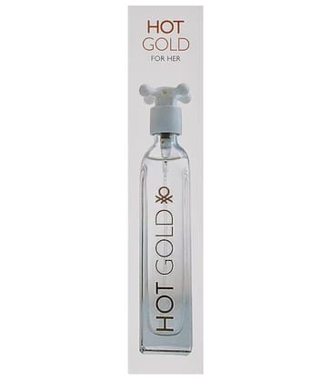 United Colors Of Benetton Hot Gold Eau De Toilette For Women 100ml – Warm, Elegant & Long-Lasting Feminine Fragrance