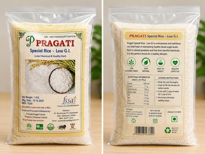 Pragati Special Low G.I. Rice (1 KG) Pragati Special Low G.I. Rice (1 KG)
