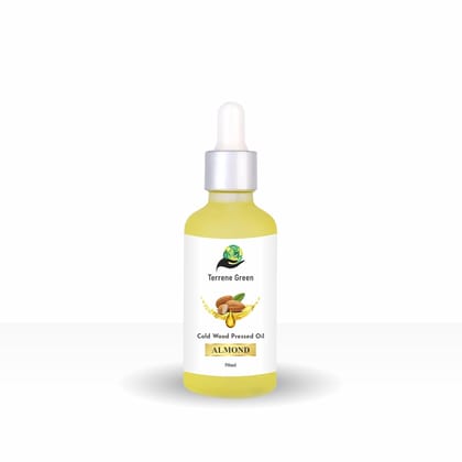 Terrene Green Cold Wood Pressed Almond Oil - 50ml