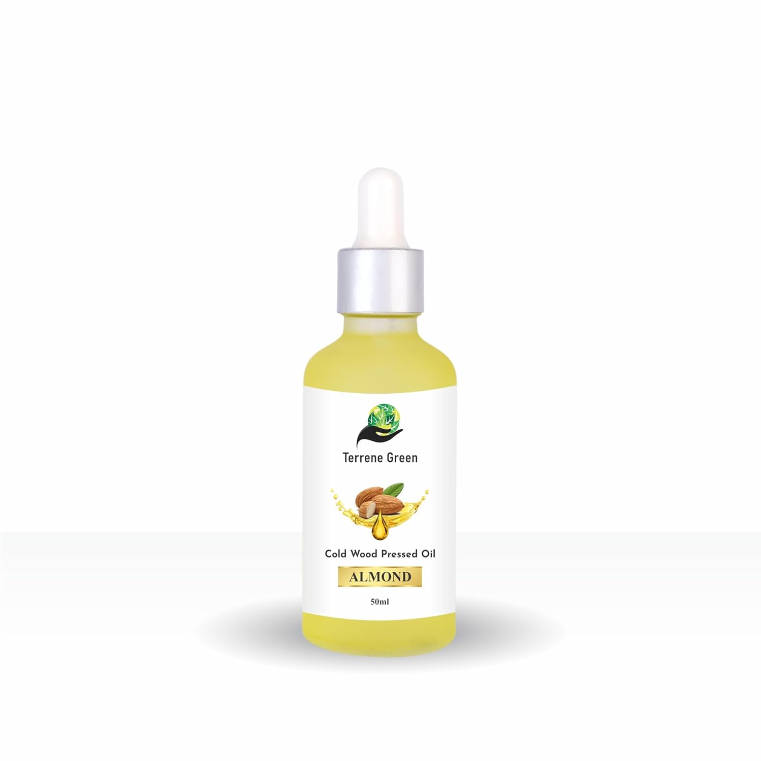 Terrene Green Cold Wood Pressed Almond Oil - 50ml