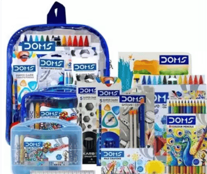 DOMS Smart Kit with 12 Exciting Unique Stationery Items