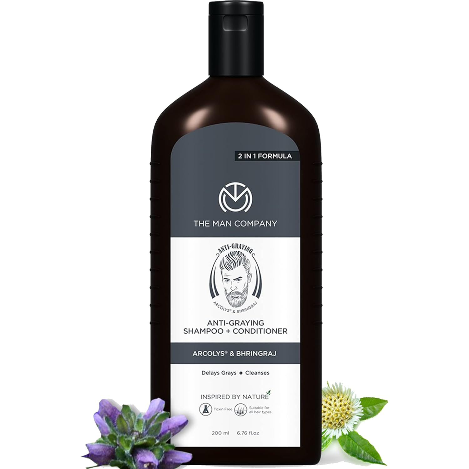 The Man Company - Anti-Graying Shampoo + Conditioner (200 Ml)