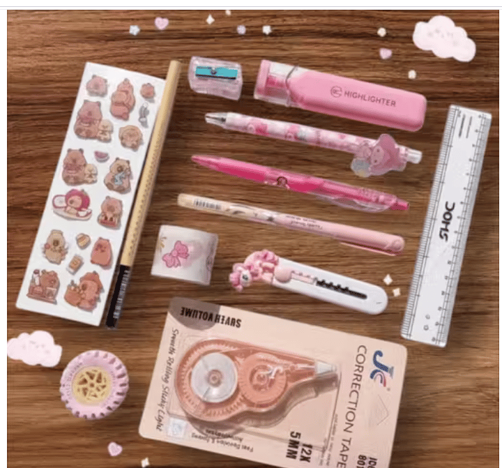 Cute Cartoon Stationery Kit for Kids