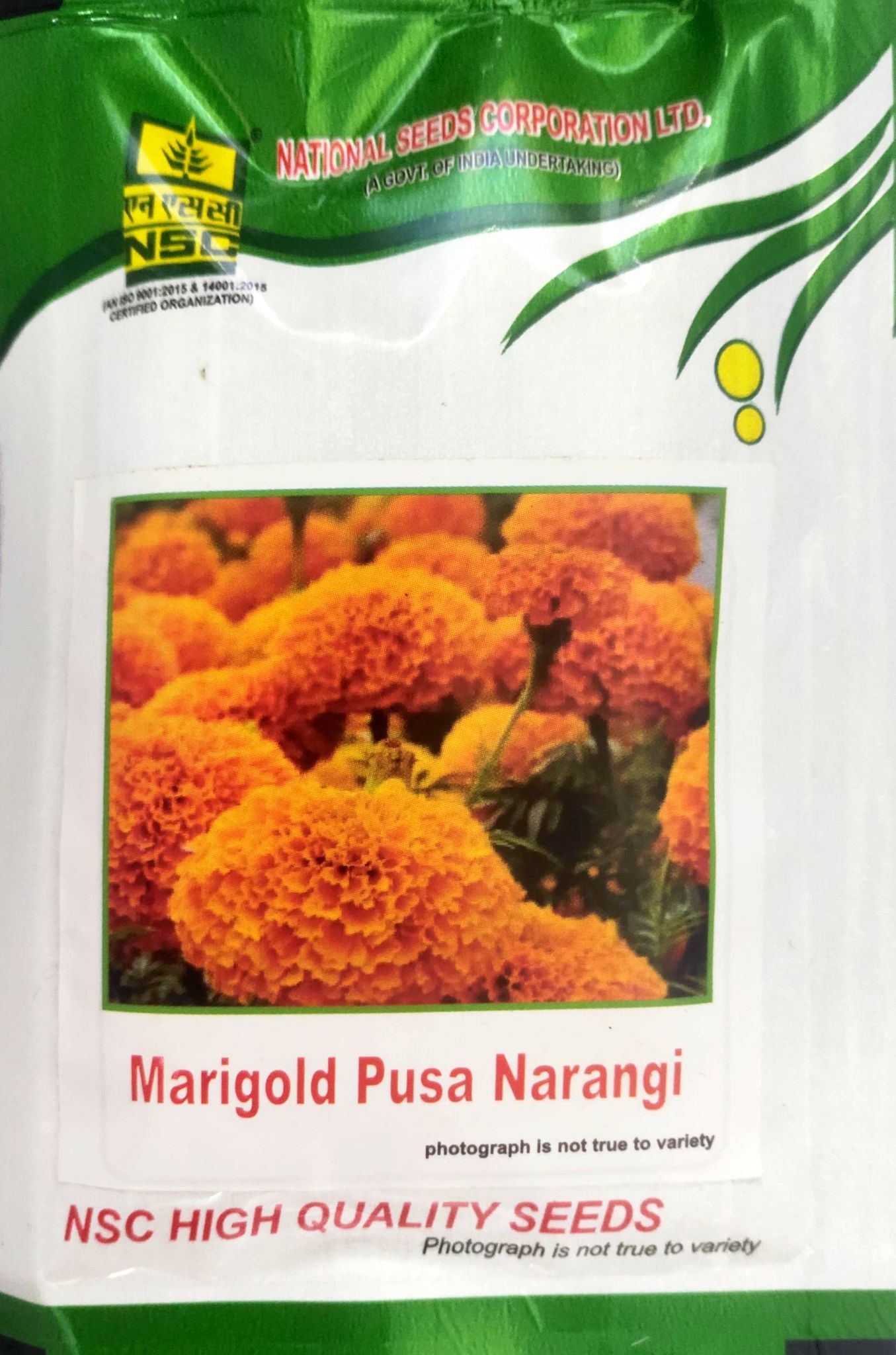 NSC Marigold Pusa Narangi- 10 gram pack