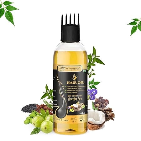Dr. JPG Organic Herbals  hair oil For hair growth, Prevent Hair Fall 100ml.
