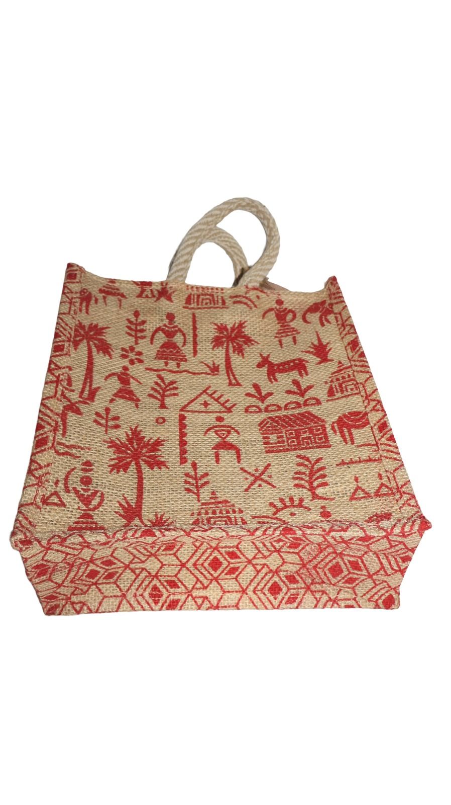 Jute Bag With All Over Print