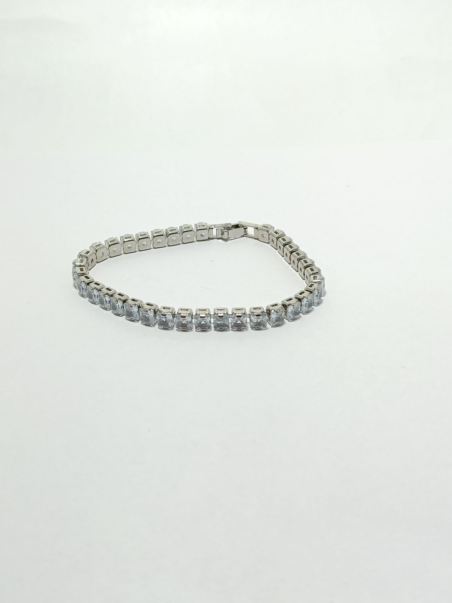 Dimplora Silver Grace Tennis Bracelet