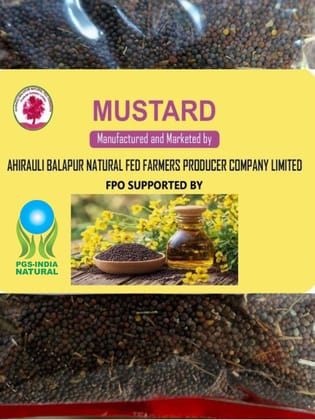 Natural Whole Black Mustard Edible Oil Seed Grain (1kg)