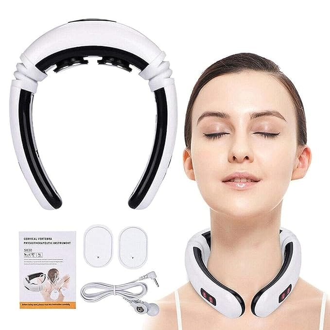 Relief Device for Home, Office & Travel mart Electric Neck Massager with Heat Therapy,