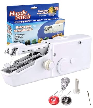 Handy Stitch Mini Hand Sewing Machine | Stapler-Style Portable Silai Machine for Home Tailoring, Quick Repairs & Emergency Stitching