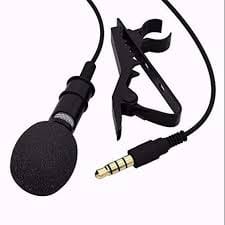 Collar Computer Wired Microphone, Mini Omnidirectional Condenser Small Home Game Mic 