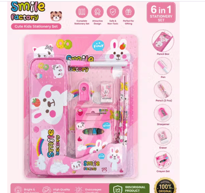 Toy Imagine Space Theme Stationery Set for Kids – 6 Piece School Supplies Kit