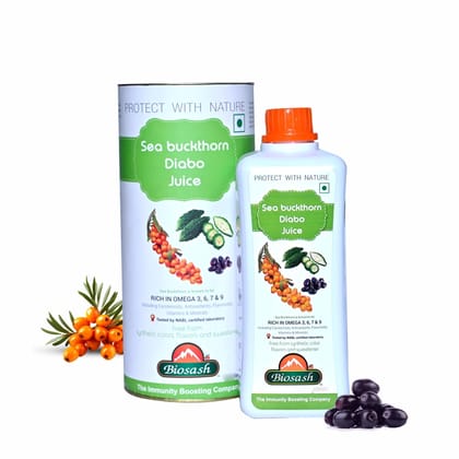 Biosash Seabuckthorn Diabo Juice 250ml | Organic Herbal Juice with Omega 3 6 7 9 | Metabolic Health & Energy Support | Natural Seabuckthorn Supplement for Sugar Balance & Daily Immunity Biosash Seabuckthorn Diabo Juice 250ml | Organic Herbal Juice with Omega 3 6 7 9 | Metabolic Health & Energy Support | Natural Seabuckthorn Supplement for Sugar Balance & Daily Immunity