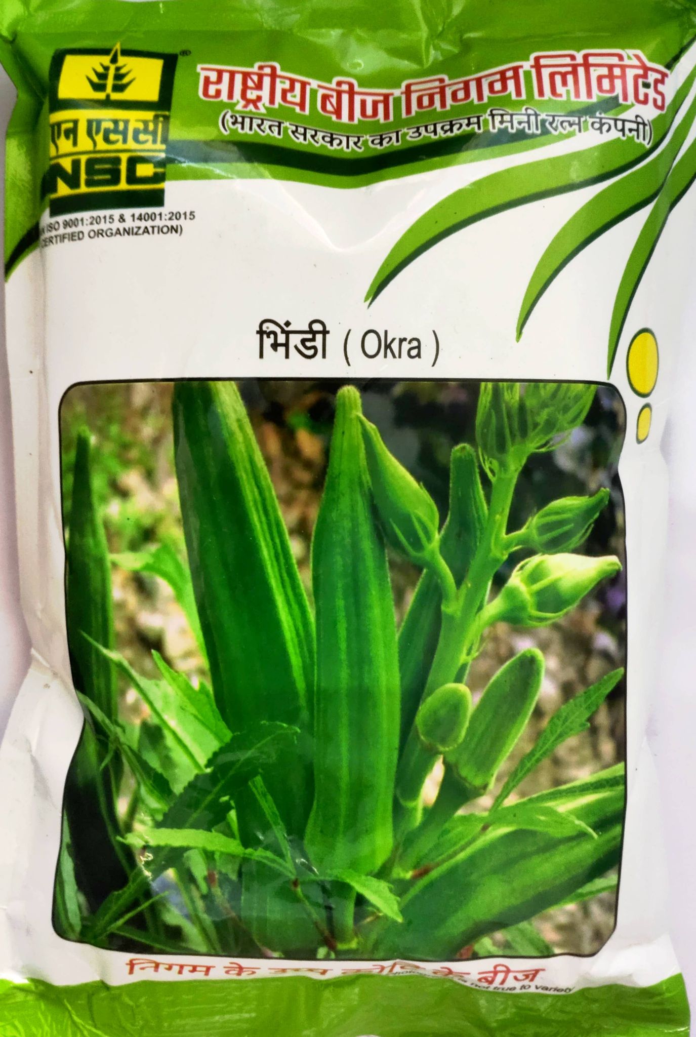NSC Bhindi Pusa 5 - 250 gram TL seeds
