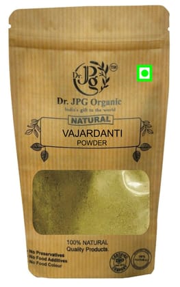 Dr. JPG Organic herbals  Vajradanti tooth Powder For tooth and gums -200g / ISO & GMP Certified.