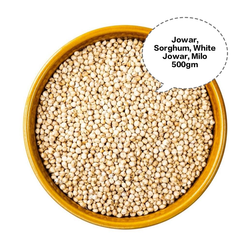 Jowar, Sorghum, White Jowar, Milo, Great Millet 500gm