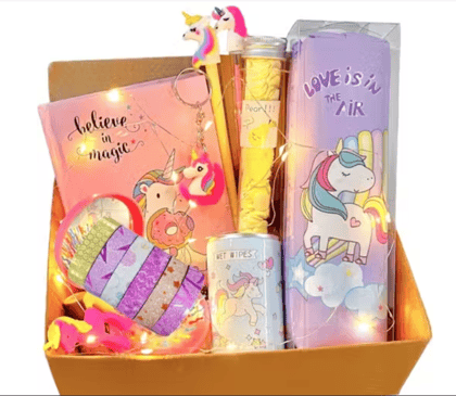 Unicorn Goody Box Combo Party Favor Gift Set for Kids