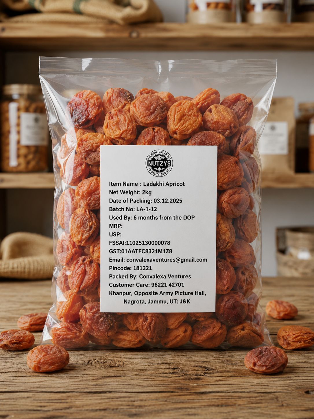 Nutzys Apricot Ladakhi