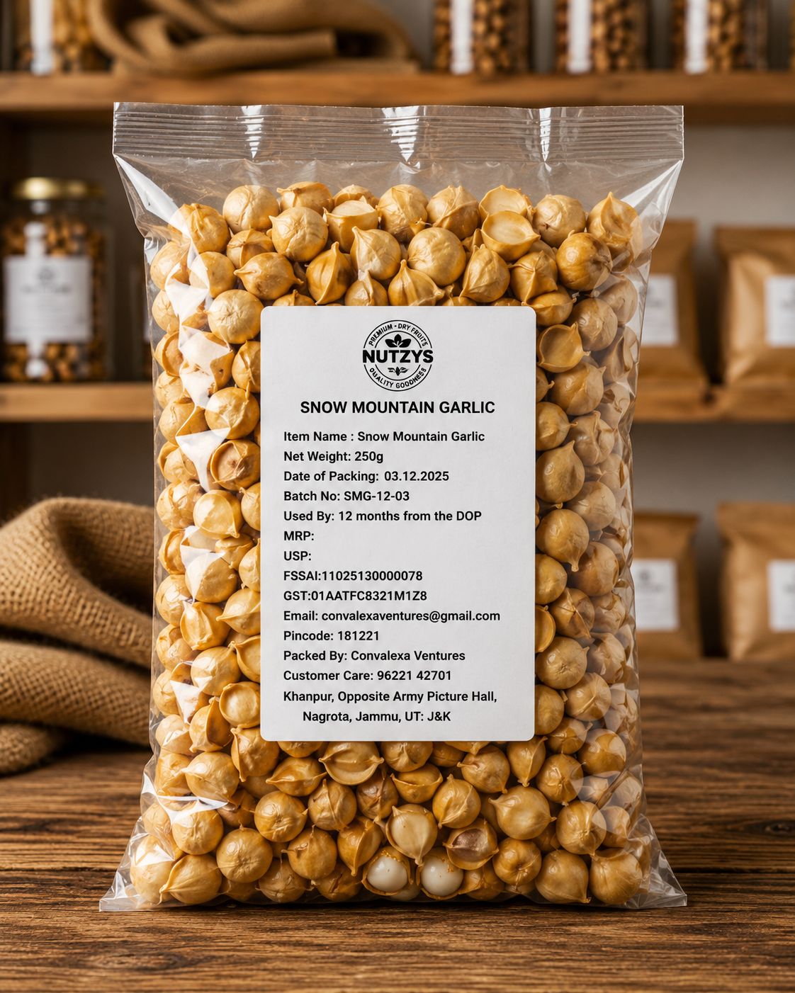 Nutzys Snow Mountain Garlic