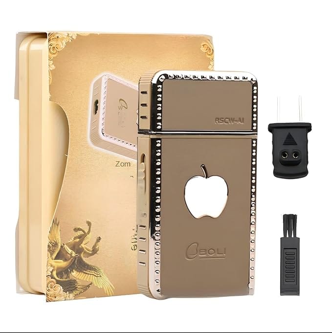 Premium Rechargeable Electric Plasma Arc Lighter with USB Charging, Windproof Flameless Metal Lighter for Cigarettes, Candles & Outdoor Use