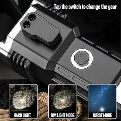 Professional Car Emergency Rescue Tool Kit Torch with Window Breaker, Seat Belt Cutter and Powerful LED Light