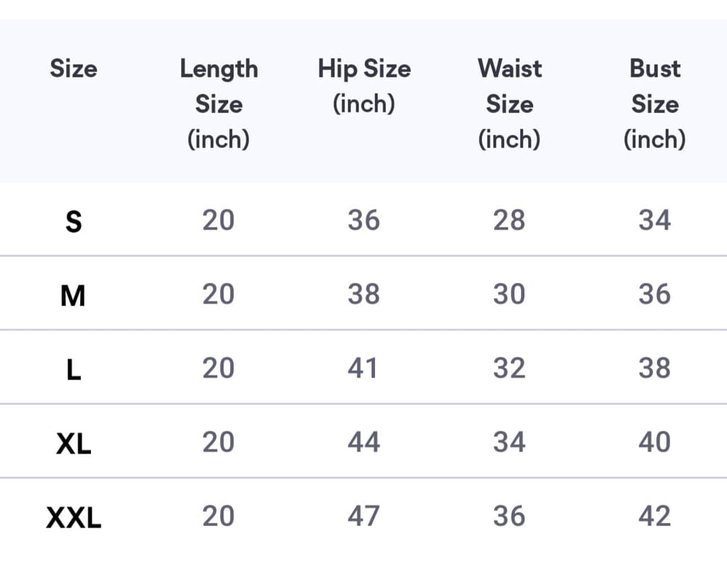 Size Guide
