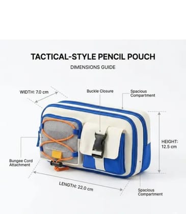 Large Capacity Cute Aesthetic Pencil Case for Girls & Boys – Zipper Pen Case / School Stationery Pouch