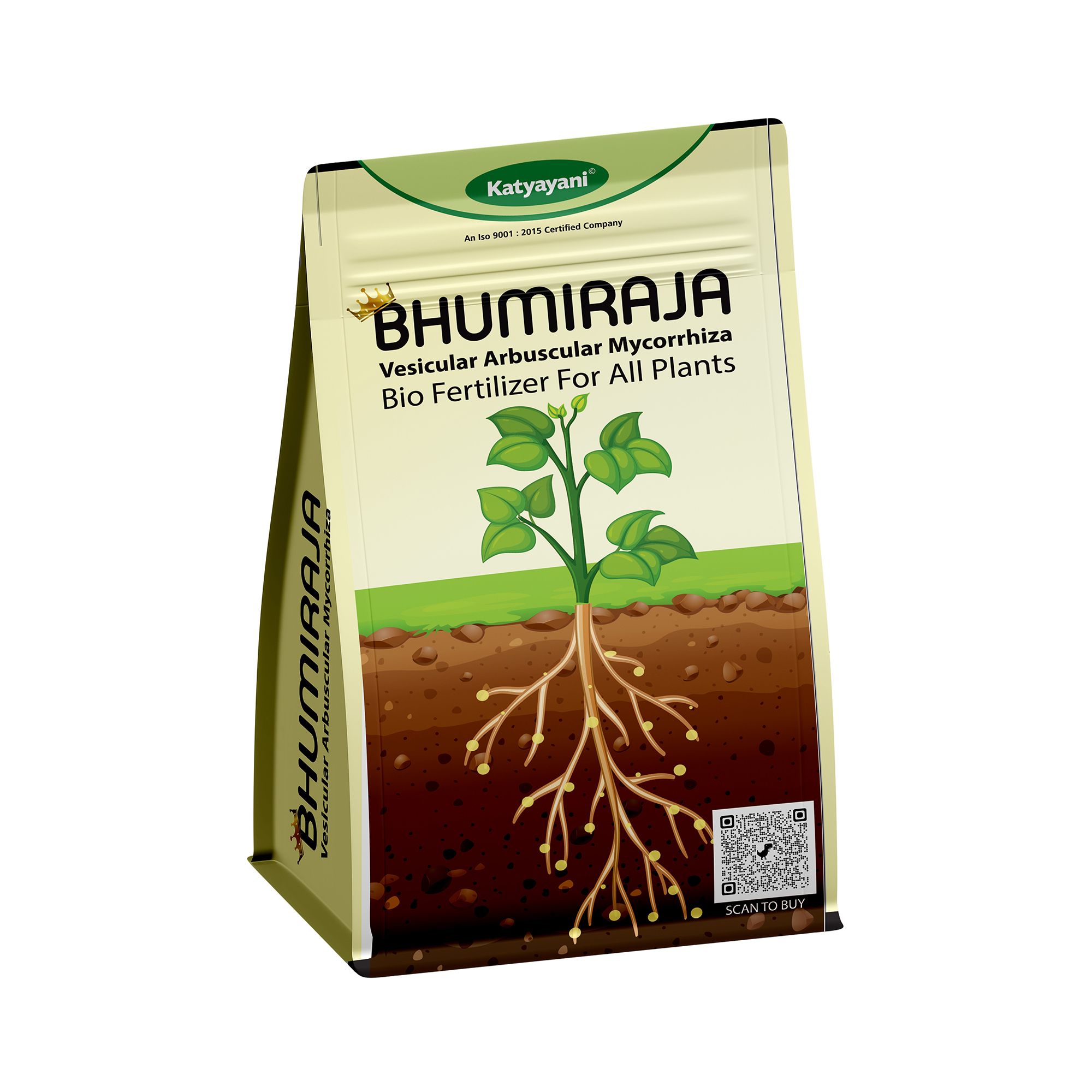 Katyayani Bhumiraja Mycorrhiza Fertilizer | Improves Root Development, Nutrient Absorption & Soil Fertility