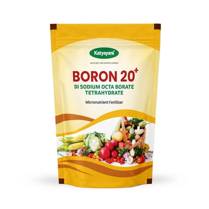 Katyayani Boron 20% EDTA | Improves Flowering, Pollination & Fruit Development | Micronutrient for Better Yield, Fruit Quality & Crop Health