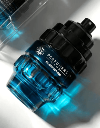 Elegantra Submarine Long Lasting Extrait De Parfum for Men (50ml) | Premium Fresh Aquatic & Ocean Scent | Intense Daily Office Wear Perfume with Sandalwood, Tonka & Ambergris (Pack of 1)