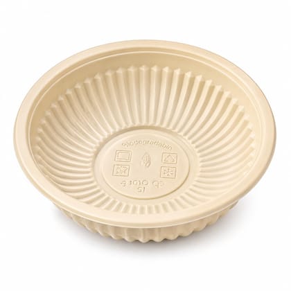 Eco-Friendly Cornstarch Disposable Bowls 190 ml (Pack of 25) – Biodegradable & Compostable, Leak-Proof, Microwave Safe, Plastic-Free Small Bowls for Soup, Curry, Dessert, Party Use (4 Inch) Eco-Friendly Cornstarch Disposable Bowls 190 ml (Pack of 25) – Biodegradable & Compostable, Leak-Proof, Microwave Safe, Plastic-Free Small Bowls for Soup, Curry, Dessert, Party Use (4 Inch)