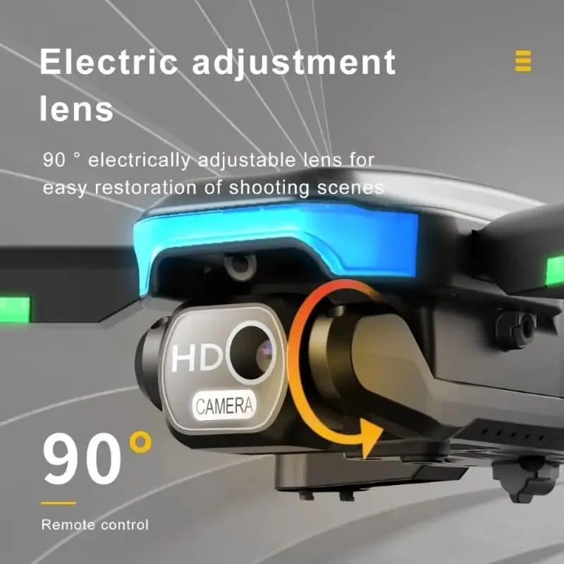 H27 4K HD Drone with Dual Camera, 360° Obstacle Avoidance, Brushless Motor, Optical Flow Stability, Dual Battery, Foldable RC Quadcopter for Kids & Adults