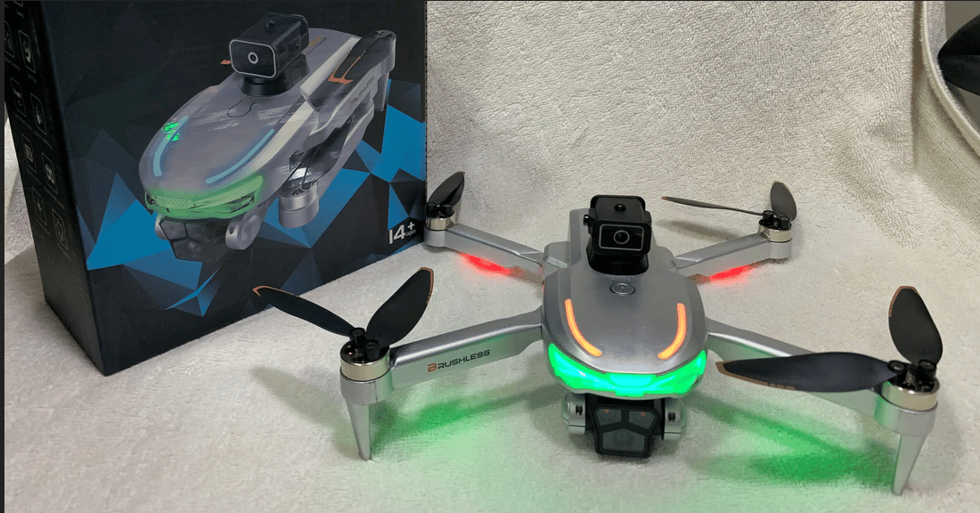 A17 Aerial Drone with HD Dual Camera, 360° Obstacle Avoidance, Optical Flow Positioning, Foldable RC Quadcopter, Altitude Hold, WiFi FPV, One-Key Takeoff & Landing for Kids & Adults