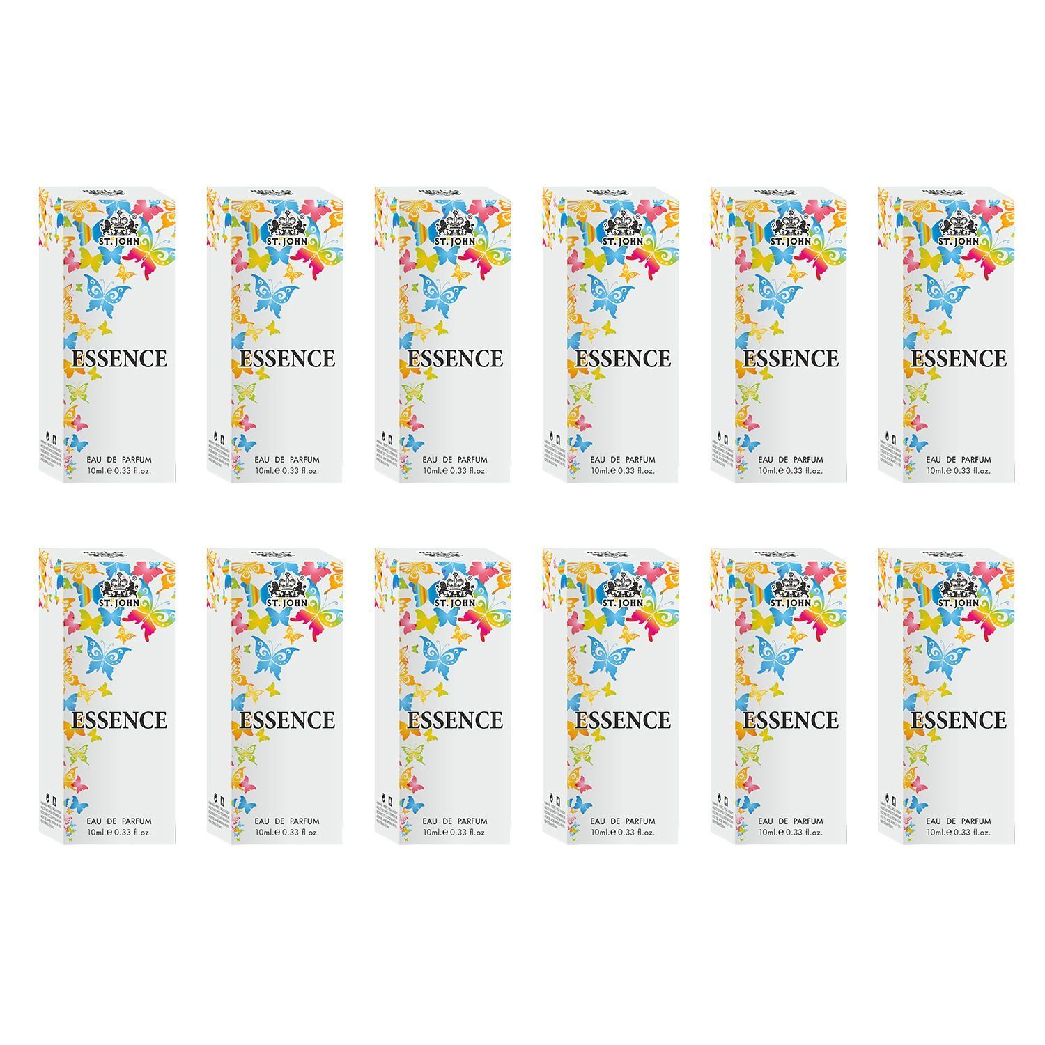 ST.JOHN Essence Long Lasting Perfume 10ml (Pack of 12)