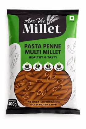 Aarvee Millet Penne Pasta 400g, Healthy & Tasty