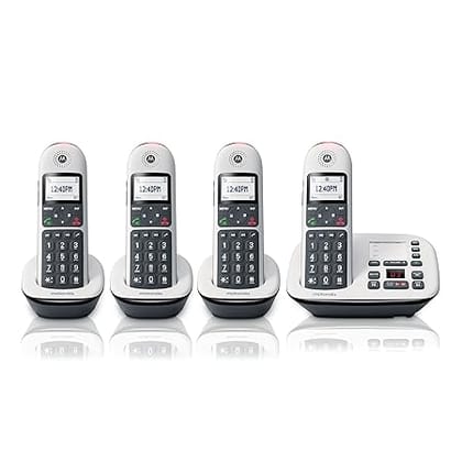 Motorola Voice CD5014+ DECT 6.0 Digital Cordless Telephone with Answering Machine
