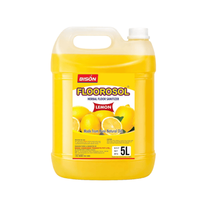Bison Floorosol Herbal Floor Sanitizer Lemon, 5L