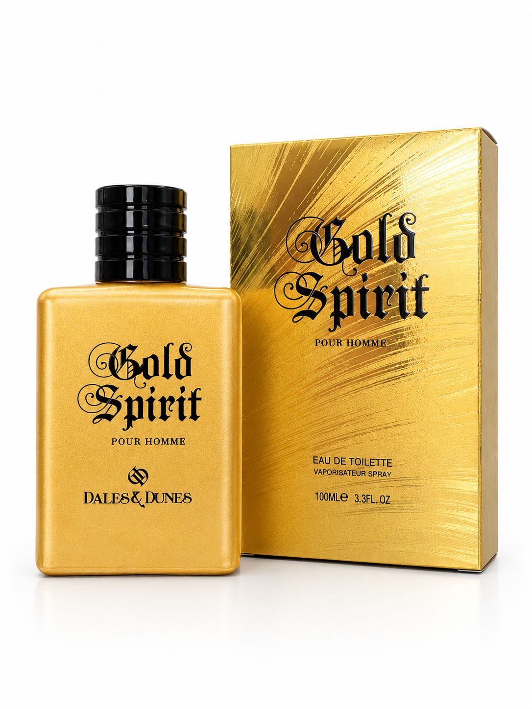 Dales & Dunes Gold Spirit Eau De Toilette Perfume for Men 100ML | Long Lasting Premium Men’s Fragrance | Fresh Woody Masculine Scent | Luxury Daily Wear EDT