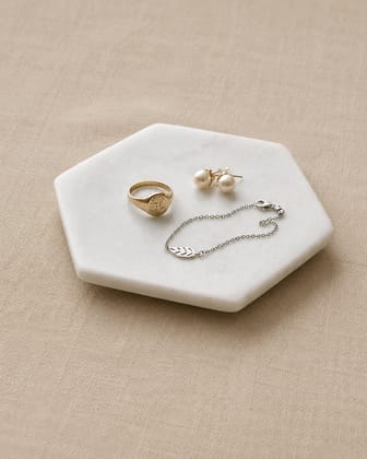 The Marble Hexa: Set of Two The Marble Hexa: Set of Two
