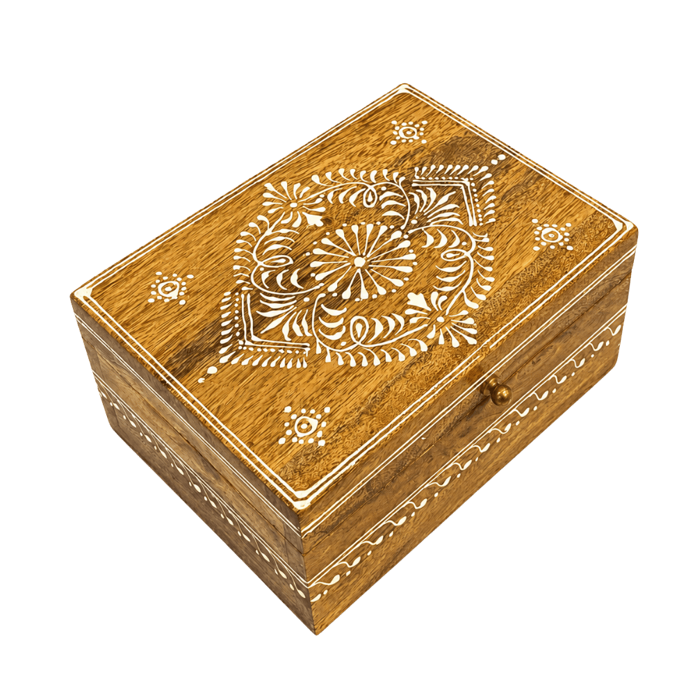 Handcrafted Mango Wood Favour Box