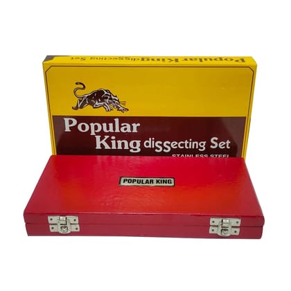 DESCO Popular King Dissecting Set of 19 instruments with wooden box DESCO Popular King Dissecting Set of 19 instruments with wooden box